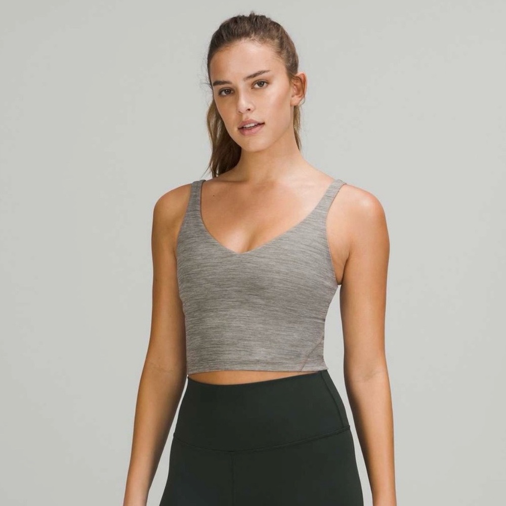 lululemon athletica Gray Crop Top
